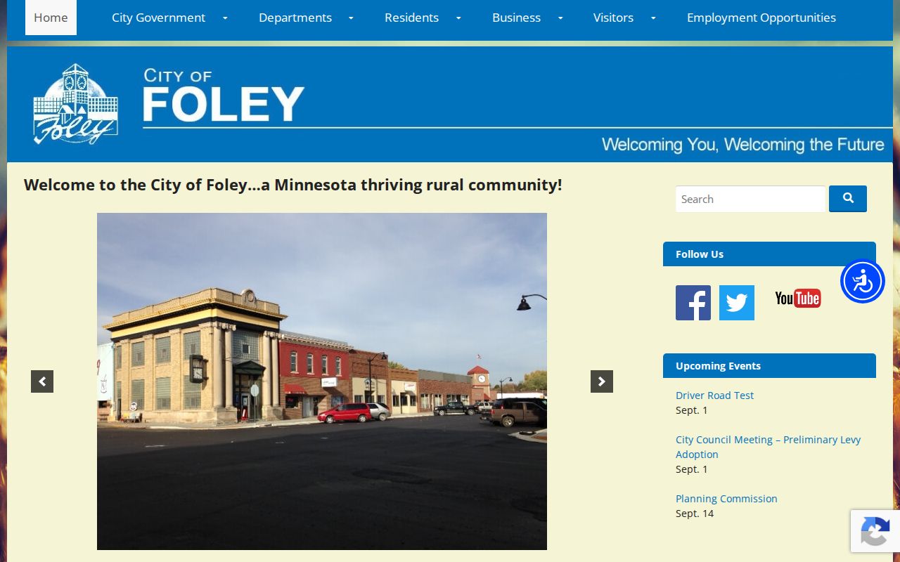 Foley court docket research image of the City of Foley official government source