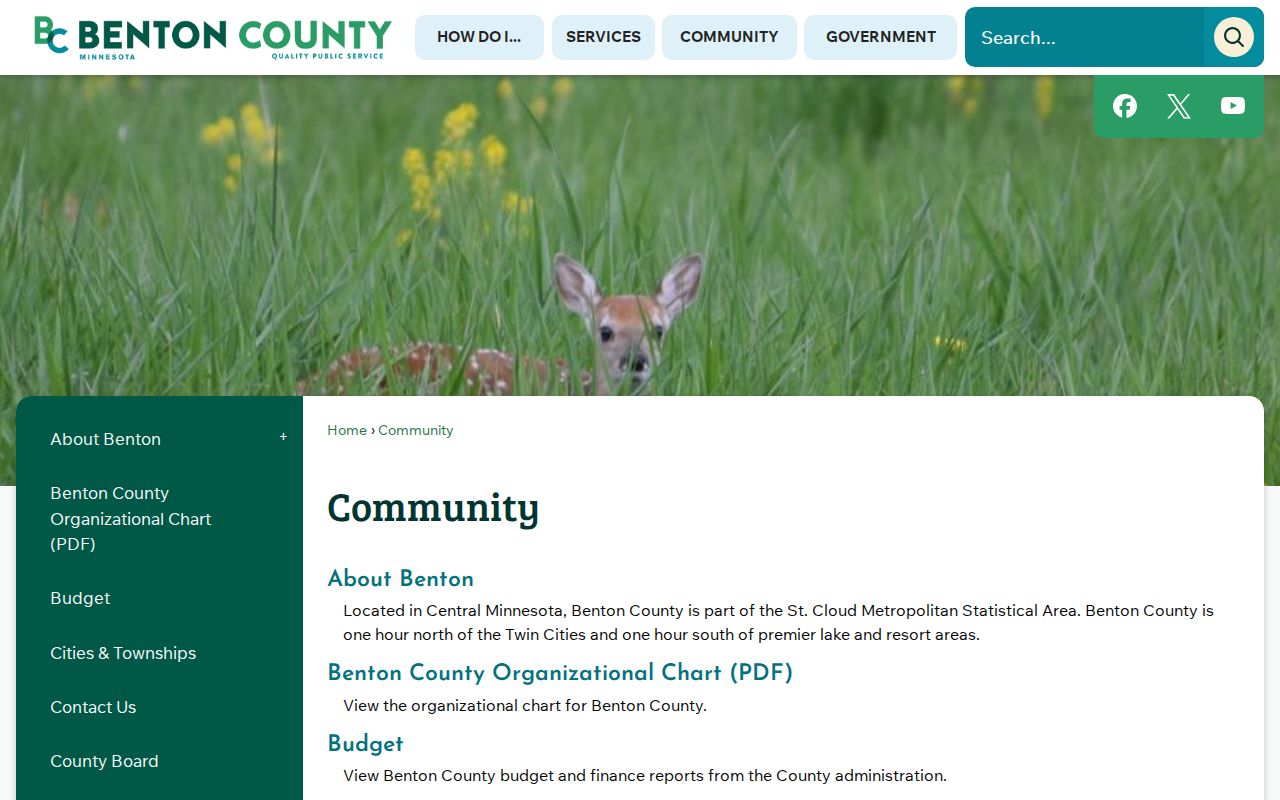 Benton County court docket public access information source