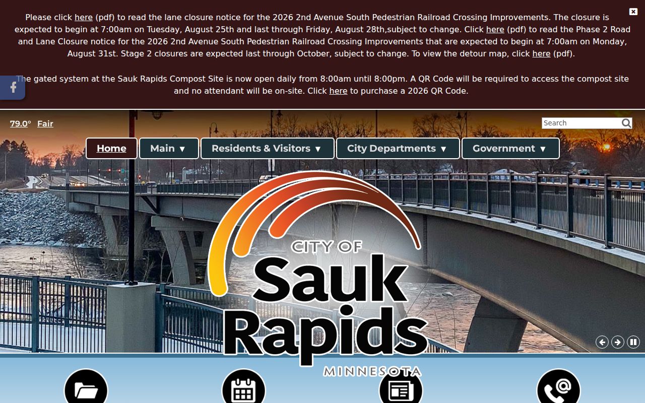 Sauk Rapids court docket research image of the City of Sauk Rapids official government source